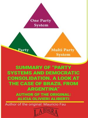 cover image of Summary of "Party Systems and Democratic Consolidation. a Look at the Case of Brazil From Argentina" by Alicia Olivieri Aliberti